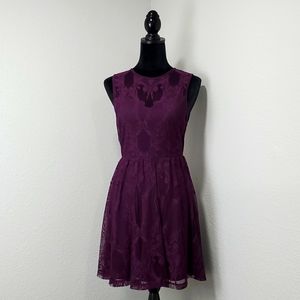 3/$50 Express Lace-back Fit and Flare Dress